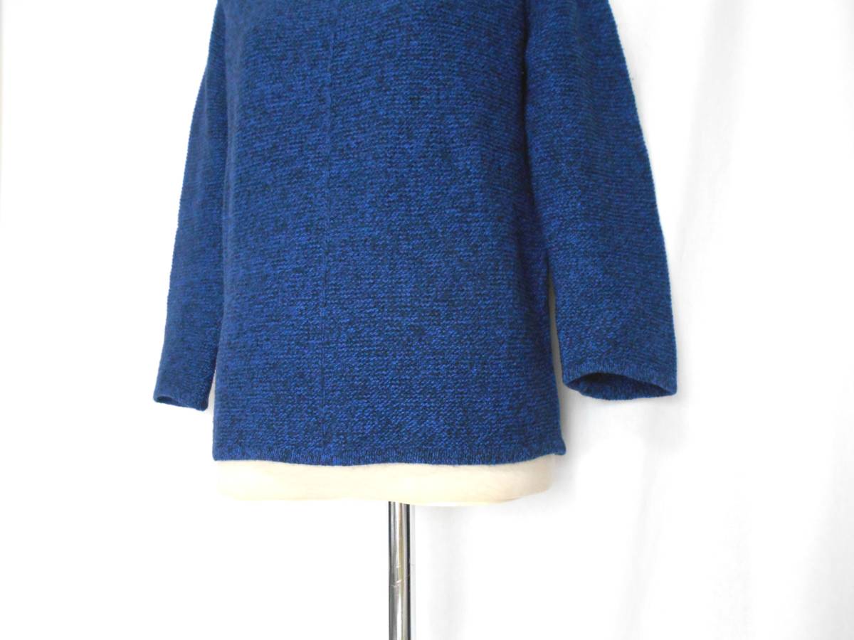 ( beautiful goods free shipping!) BALLSEY Ballsey blue Anne gola wool knitted ( blue easy pull over light warm Tomorrowland )