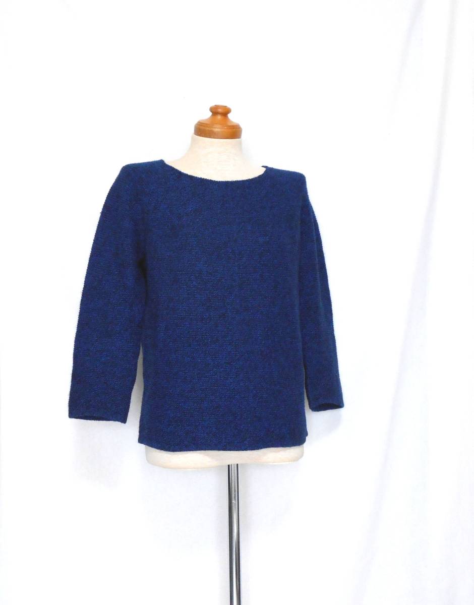 ( beautiful goods free shipping!) BALLSEY Ballsey blue Anne gola wool knitted ( blue easy pull over light warm Tomorrowland )