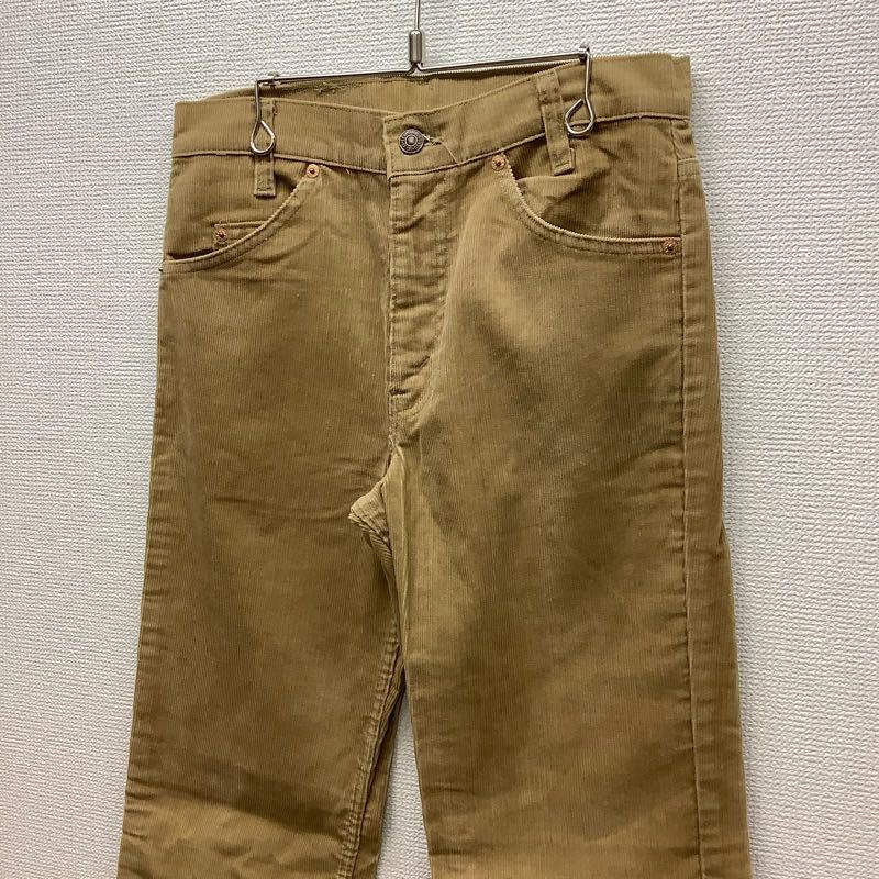 【J209】USA製 Levi's 716 W30 L32 コーデュロイパンツ ベージュ TARON 42 リーバイス アメリカ製 米国製 ブランド古着 送料無料 美品_画像4