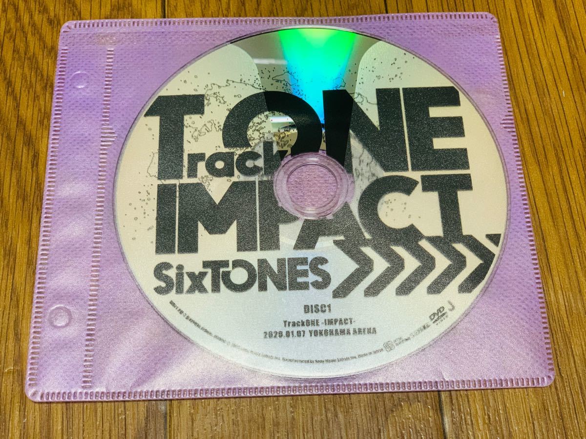SixTONES TrackONE IMPACT DVD 初回盤DISC1のみ｜PayPayフリマ