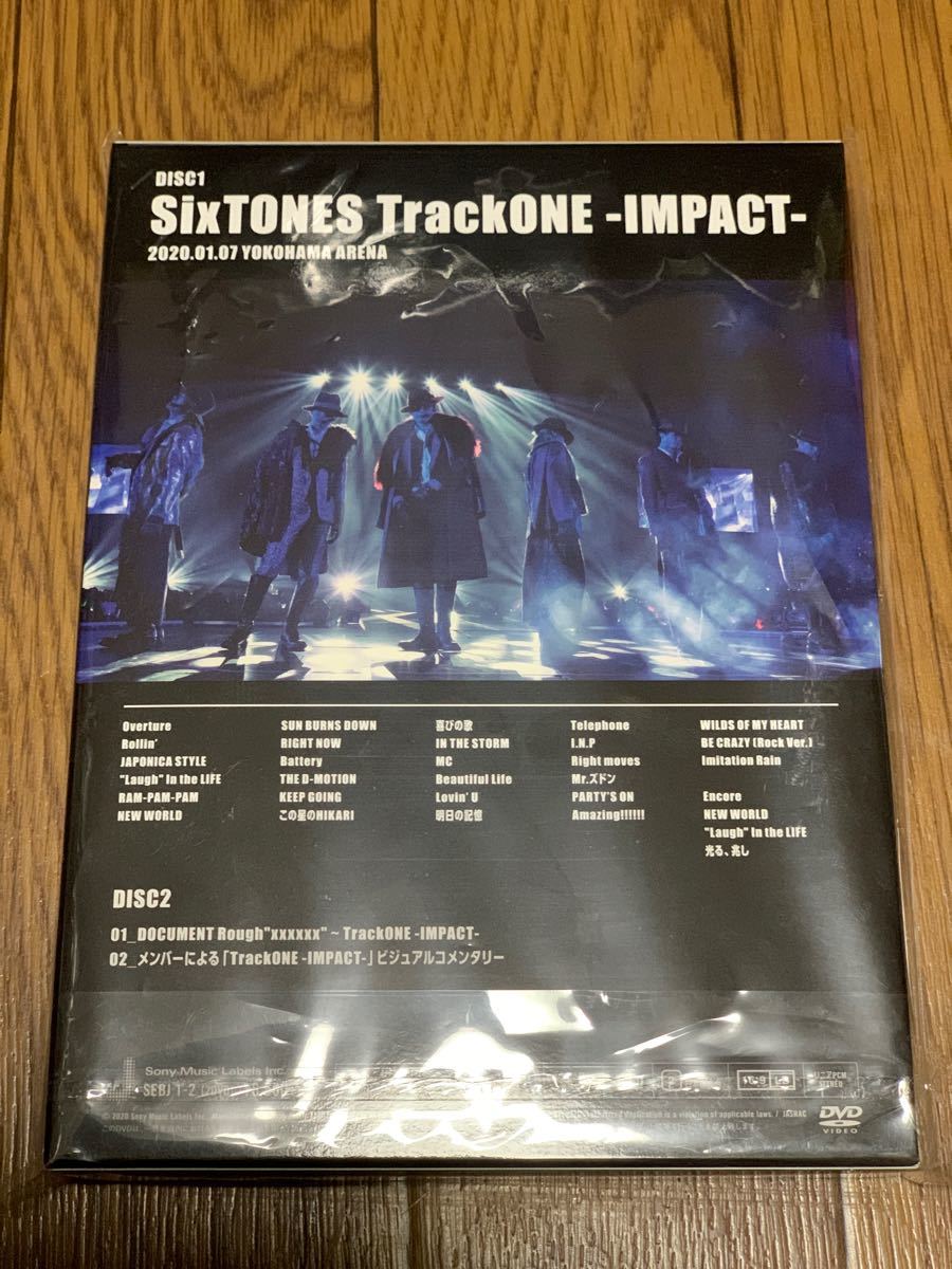 SixTONES TrackONE IMPACT DVD 初回盤DISC2のみ