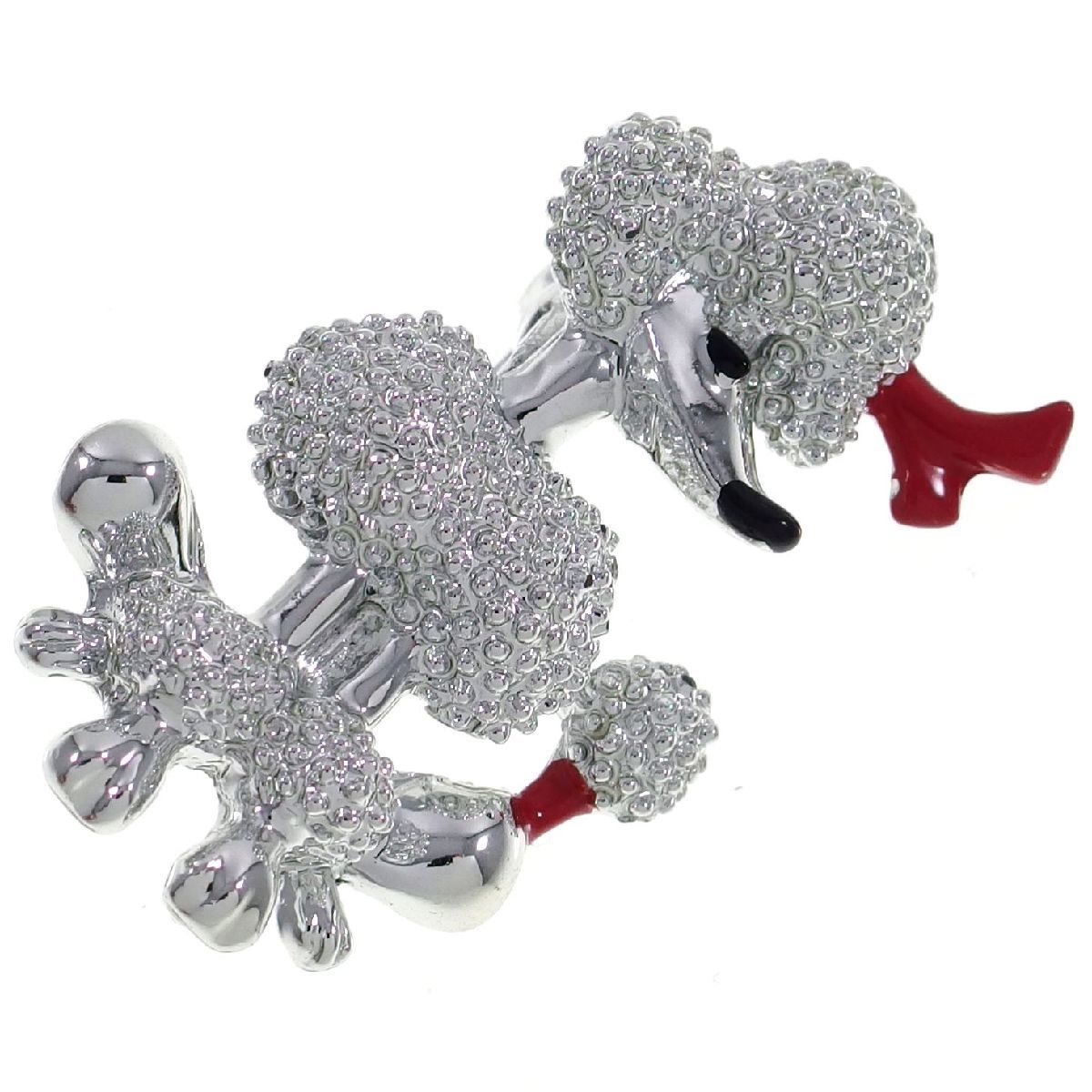 A6438*[(GERRY\'S)]* beautiful goods * poodle dog motif dog * Vintage brooch *