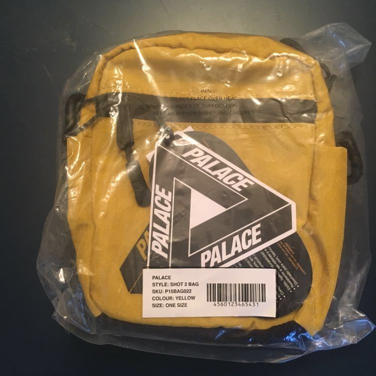 PALACE Shot 2 Bag YELLOW 新品未使用 タグ付 正規品 パレス バッグ