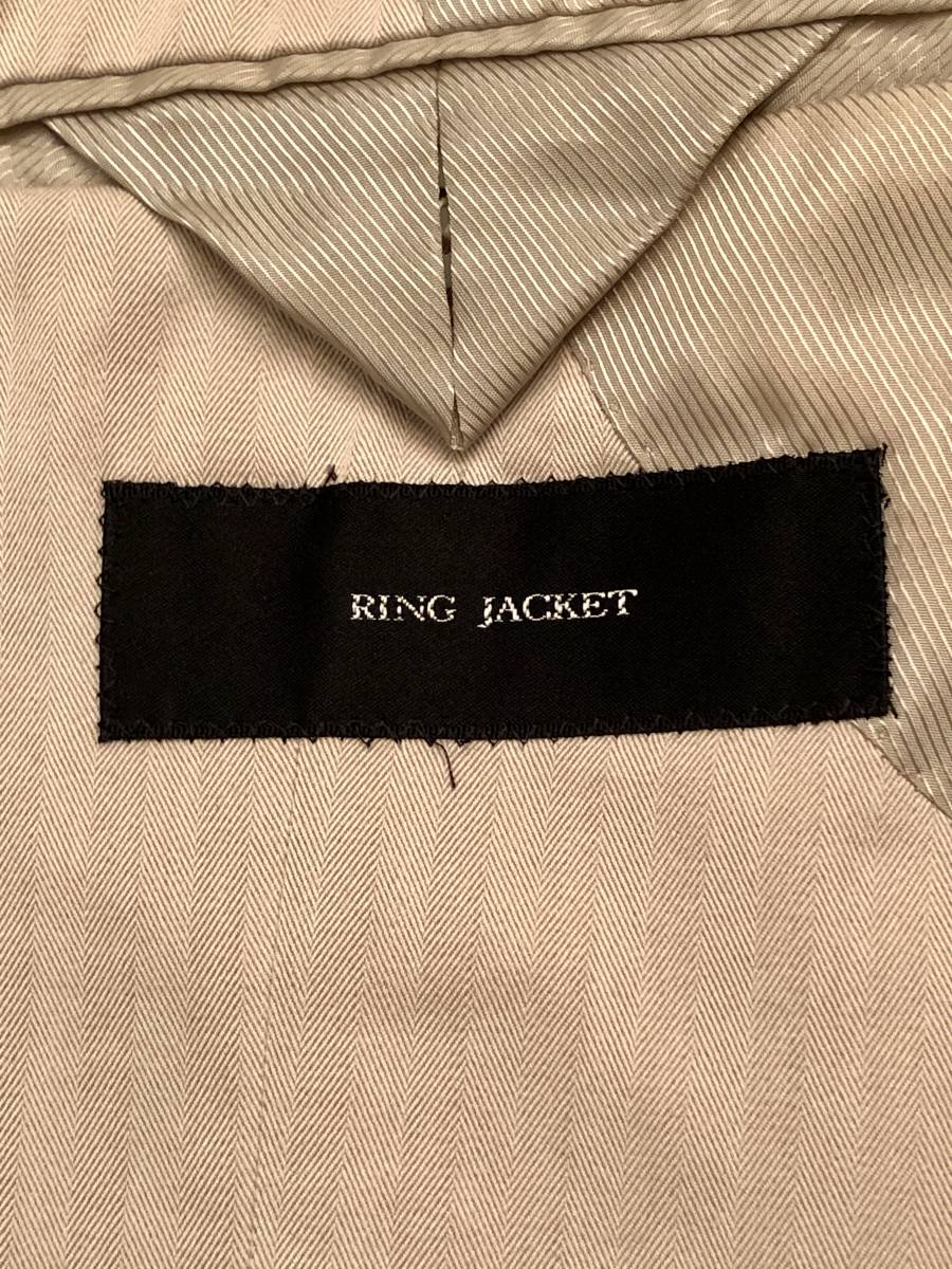 RING JACKET リングヂャケット ジャケット コットンベージュ RING JACKET リングヂャケット ジャケット コットンベージュ