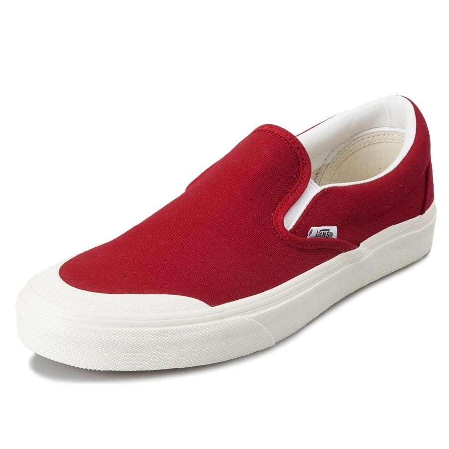 ☆VANS Classic Slip-On 138 赤/白 26.5cm バンズ クラシック スリッポン 138 VN0A3TKBFTZ_画像2