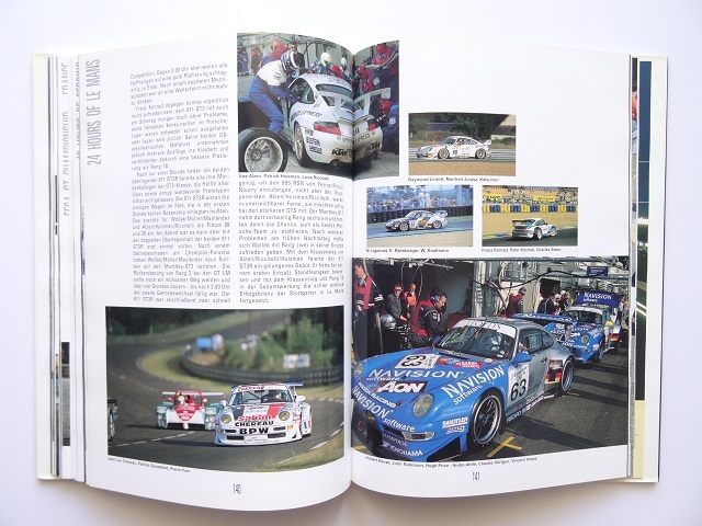 洋書◆ポルシェ モータースポーツ写真集 本 1999 自動車 レース_画像10