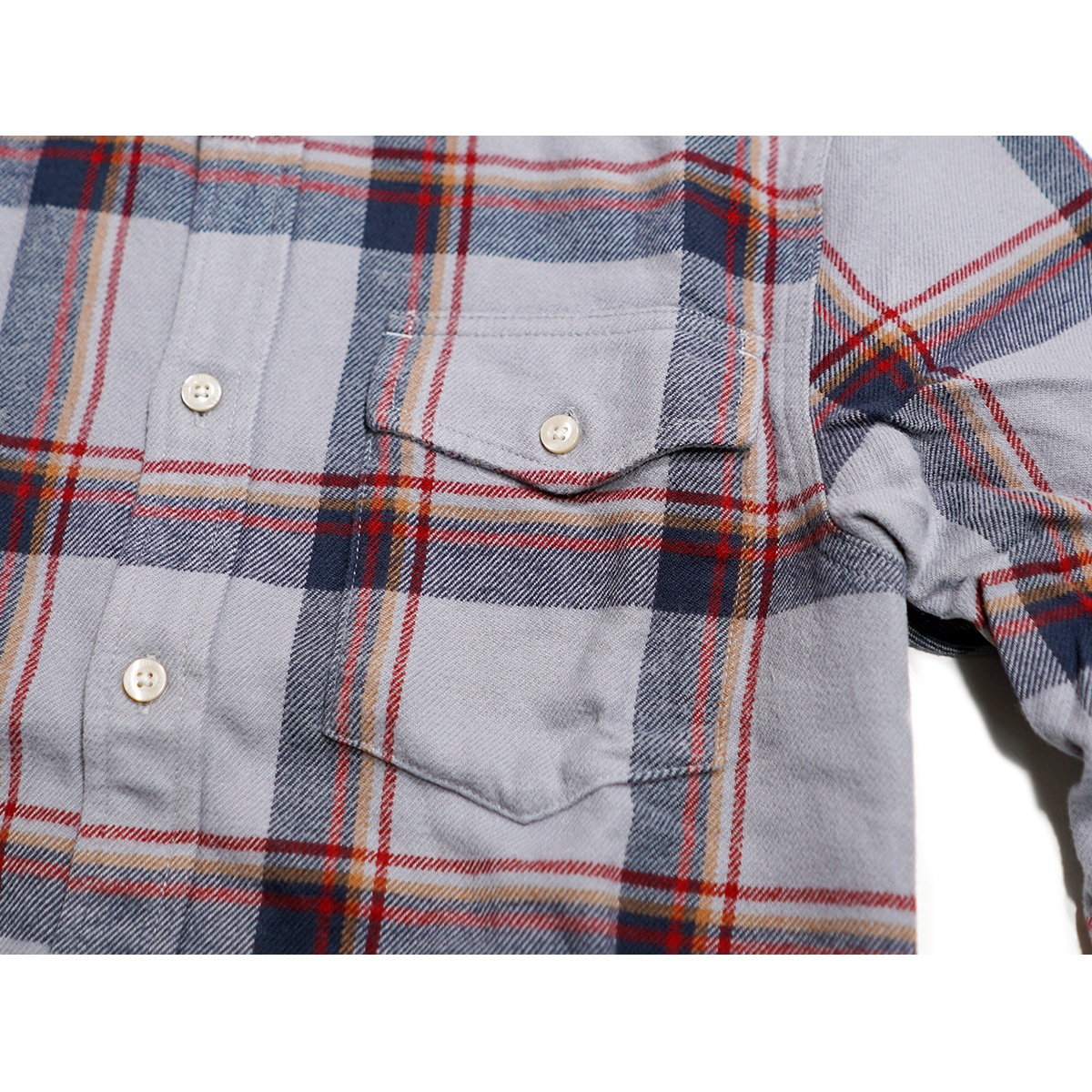 【新品本物 USA購入】THE NORTH FACE ノースフェイス■ ARROYO FLANNEL SHIRT ■ Mグレー / S ■フランネル ネルシャツ 海外限定_画像4