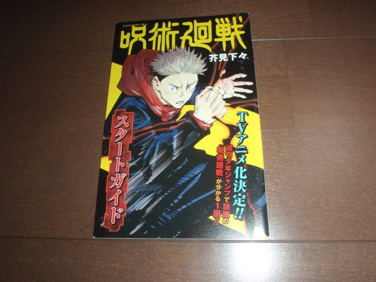 呪術廻戦 小冊子 スタートガイド キャラクターブック 虎杖悠仁 五条悟 ジャンプフェスタ 特典 少年ジャンプ 芥見下々 TVアニメ化 映画化_画像1