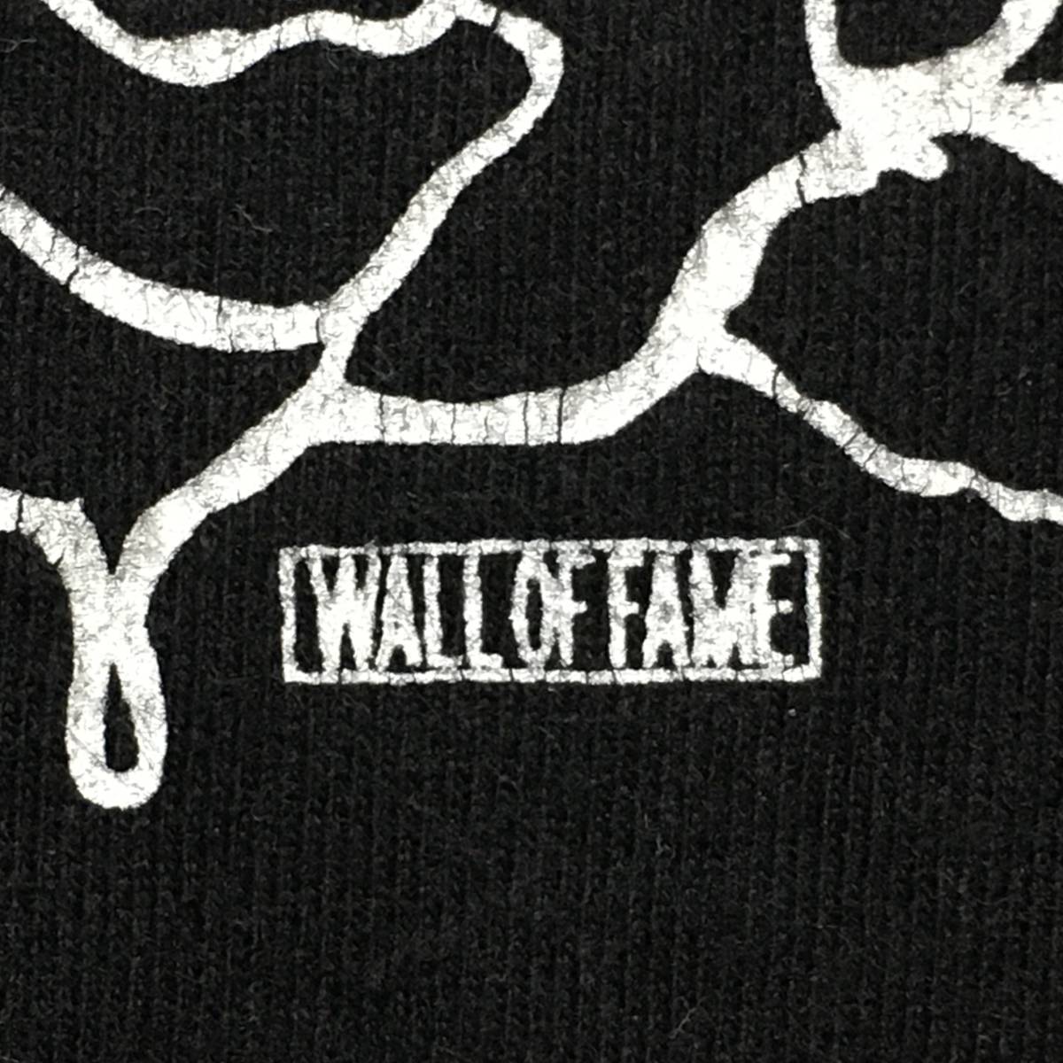 90s WALL OF FAME Guns N' Roses ガンズアンドローゼス GN'R Appetite for Destruction Tシャツ 黒 管理B1144