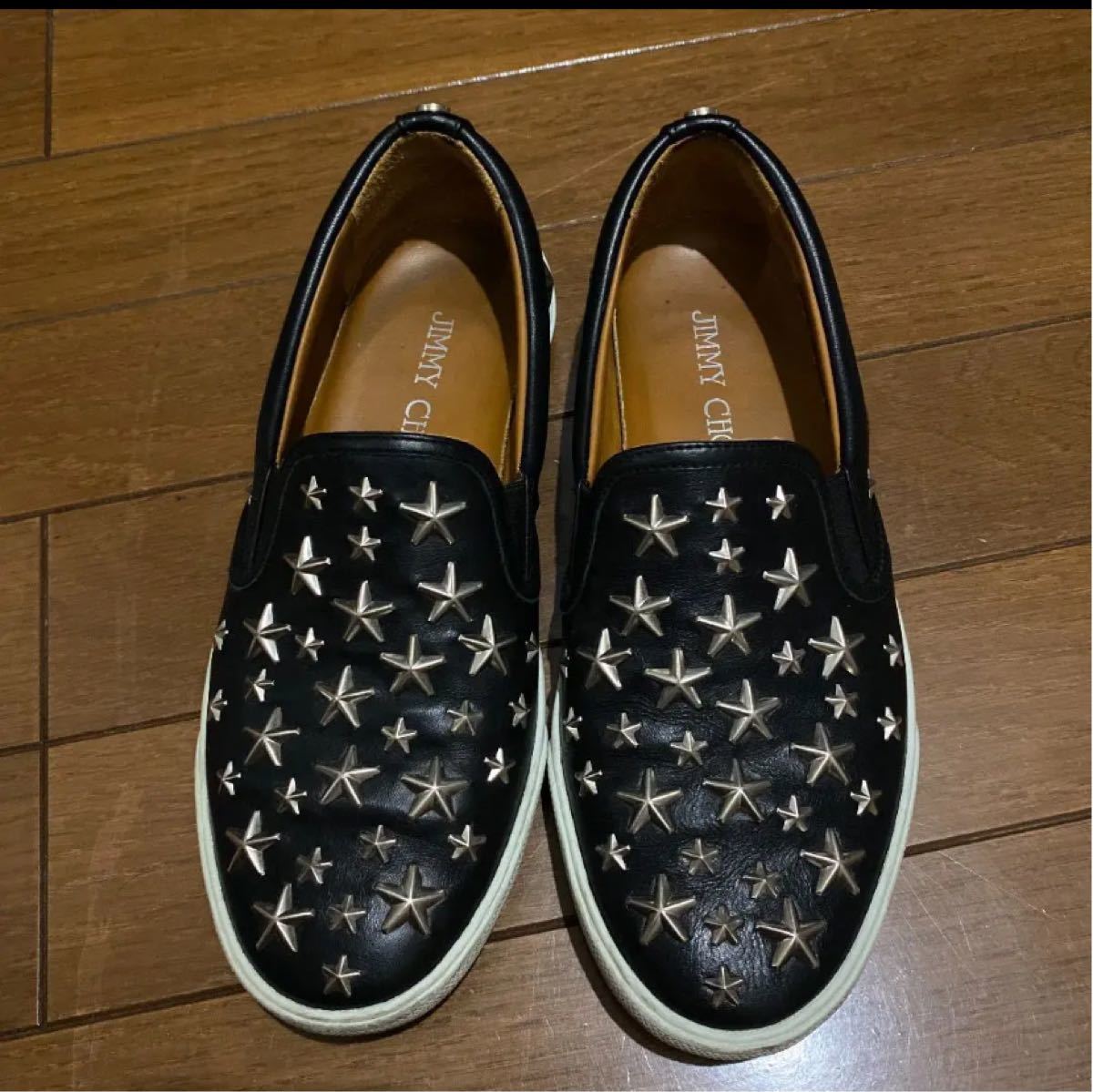 お値下げ 大人気 jimmy choo 定番 ジミーチュウ 美品 スリッポン