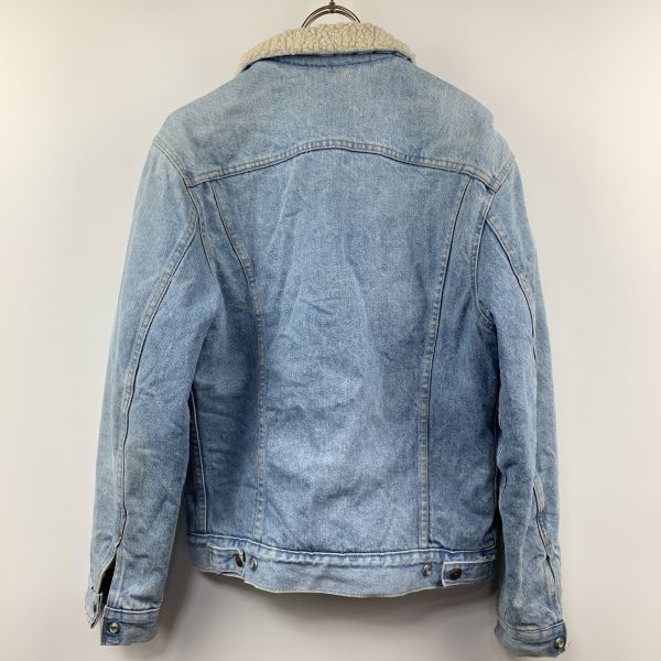 80' 米国製 Levi's 70608 - 0213 ビンテージ リーバイス ボア付き デニムジャケット38サイズ USA アメリカ製 オリジナルの画像3