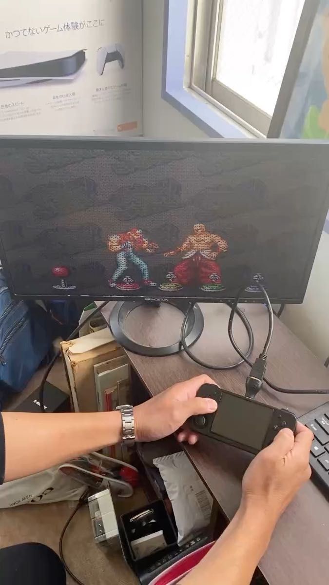 ANBERNIC RG35XXh ROCK NIX インストール済 おまけ付き128GBマイクロSD HDMIケーブル