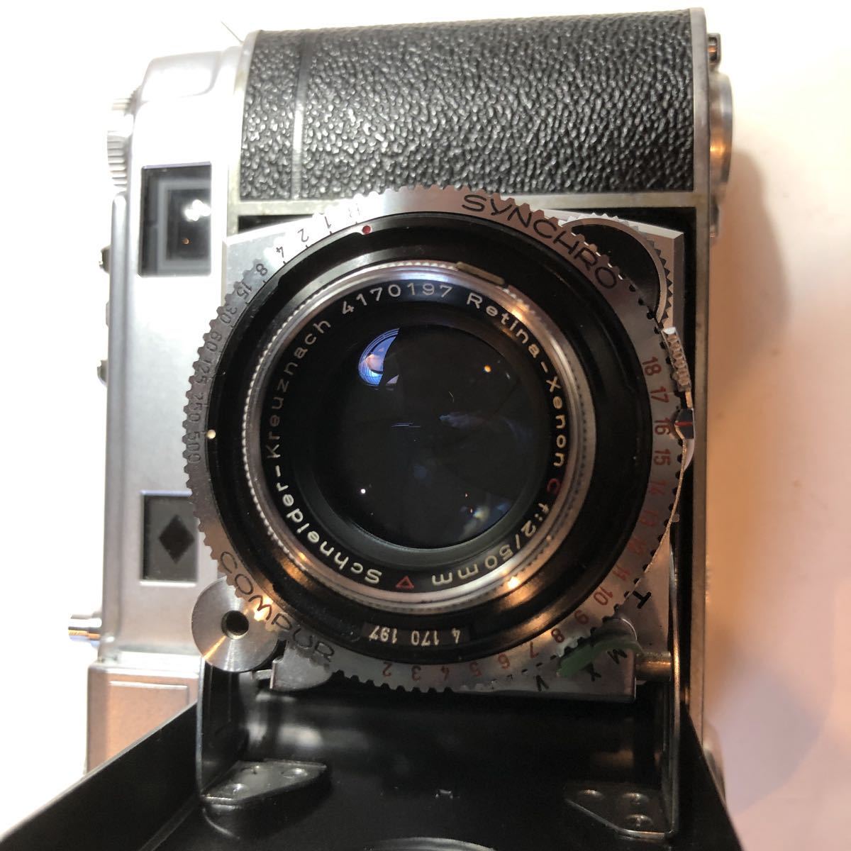 KODAK RETINAⅢC SCHNELDER-KREUZNACH RETINA-XENON C 50MM/F2付き