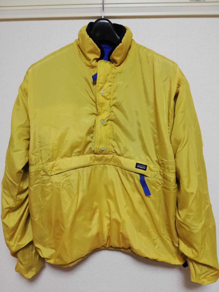 即決】patagonia 92年製 グリセード プルオーバー ジャケット イエロー