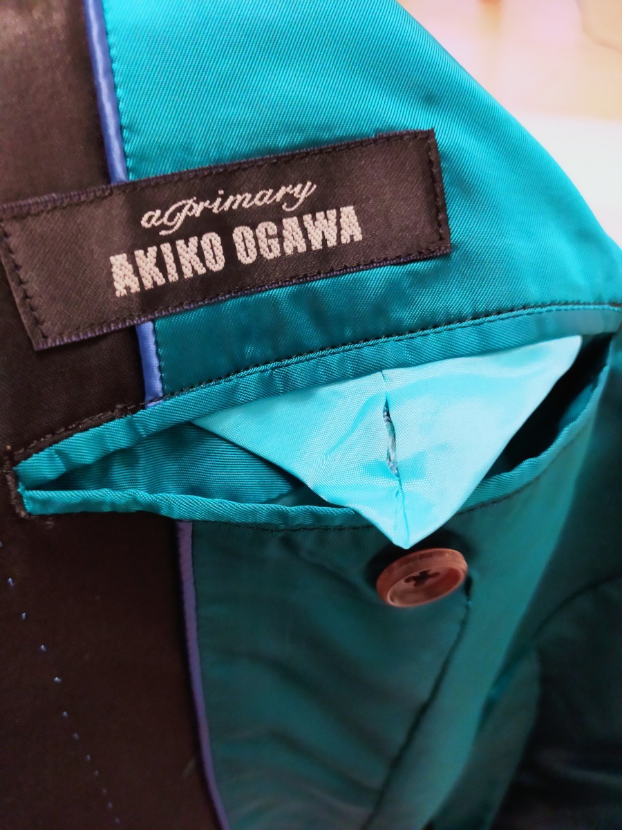 レディース akiko ogawa 美しいテーラードジャケット アキコオガワ 