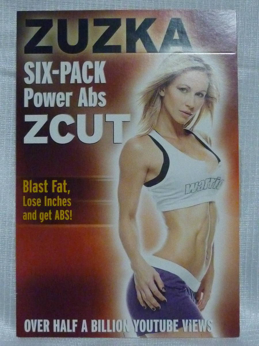 DVD 激レア 紙製ケース 輸入盤 Import ZUZKA SIX-PACK Power Abs ZCUT Zuzka Light Blast Fat,Lose and get ABS! 腹筋 ダイエット 筋トレ_画像1