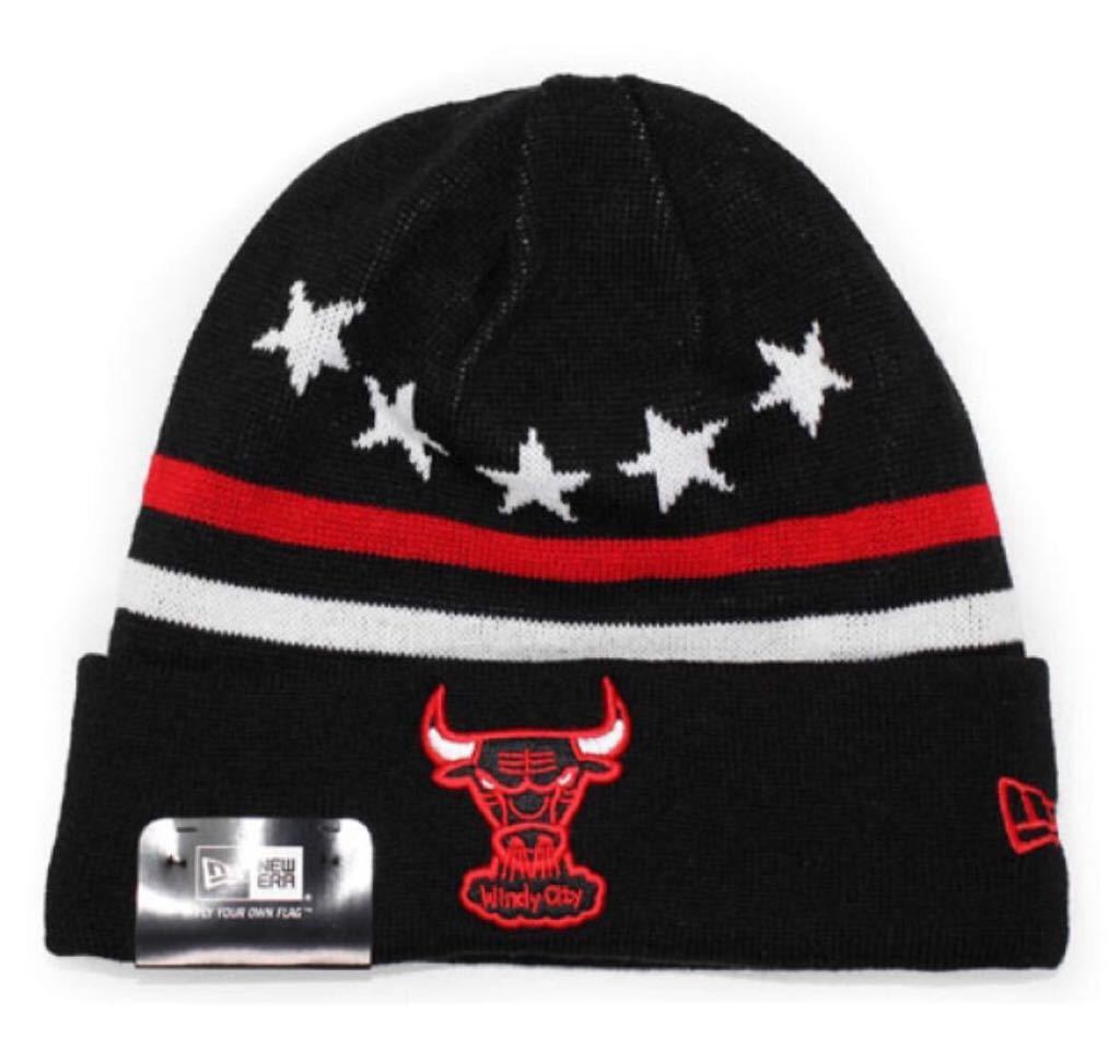 NEWERA ニューエラ ニットキャップ 帽子 NBA CHICAGO BULLS ニット帽