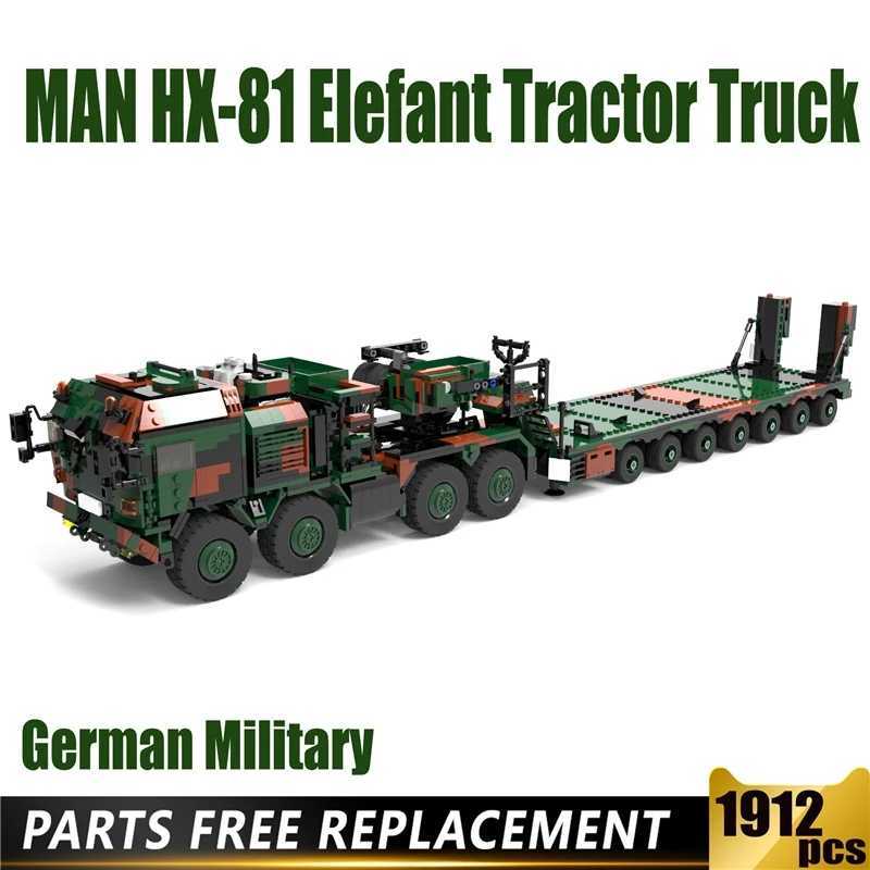 ☆最安値☆ レゴ 互換 ドイツ連邦軍 SLT2戦車運搬車 マムート トレーラー トラック