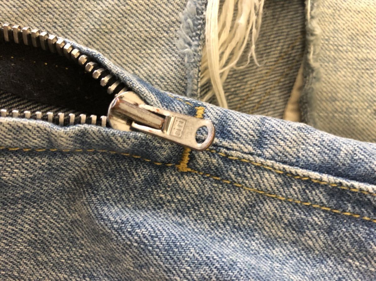 サイズ33 FEAR OF GOD Selvedge Denim Vintage Indigo Jean FOURTH