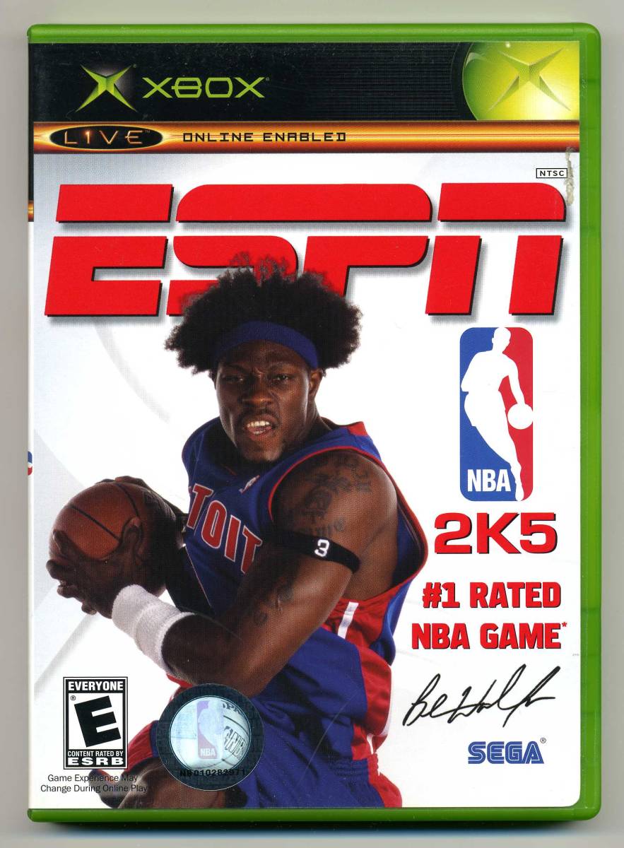 2 point successful bid free shipping used North America version SEGA Sports ESPN NBA 2K5 2005 basketball Basketball