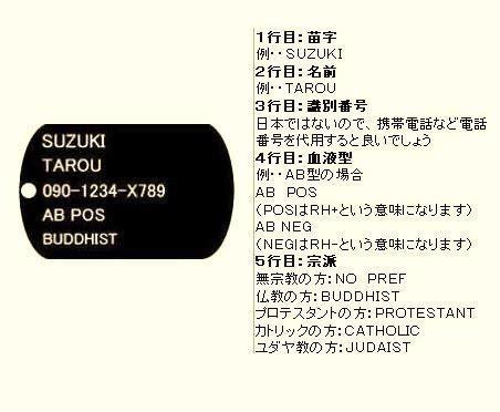 ■■■打刻込【湾岸前1985】米軍実物プレート2枚+米軍仕様サイレンサー2枚+ロング＆ショートチェーン各1■■■_画像3