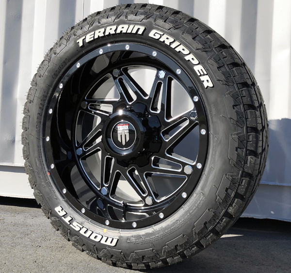 20x10 エスカレード サバーバン AMERICAN TRUXX AT165 20インチマッドタイヤホイール MONSTA TERRAIN GRIPPER 265/50R20 275/55R20 285/55