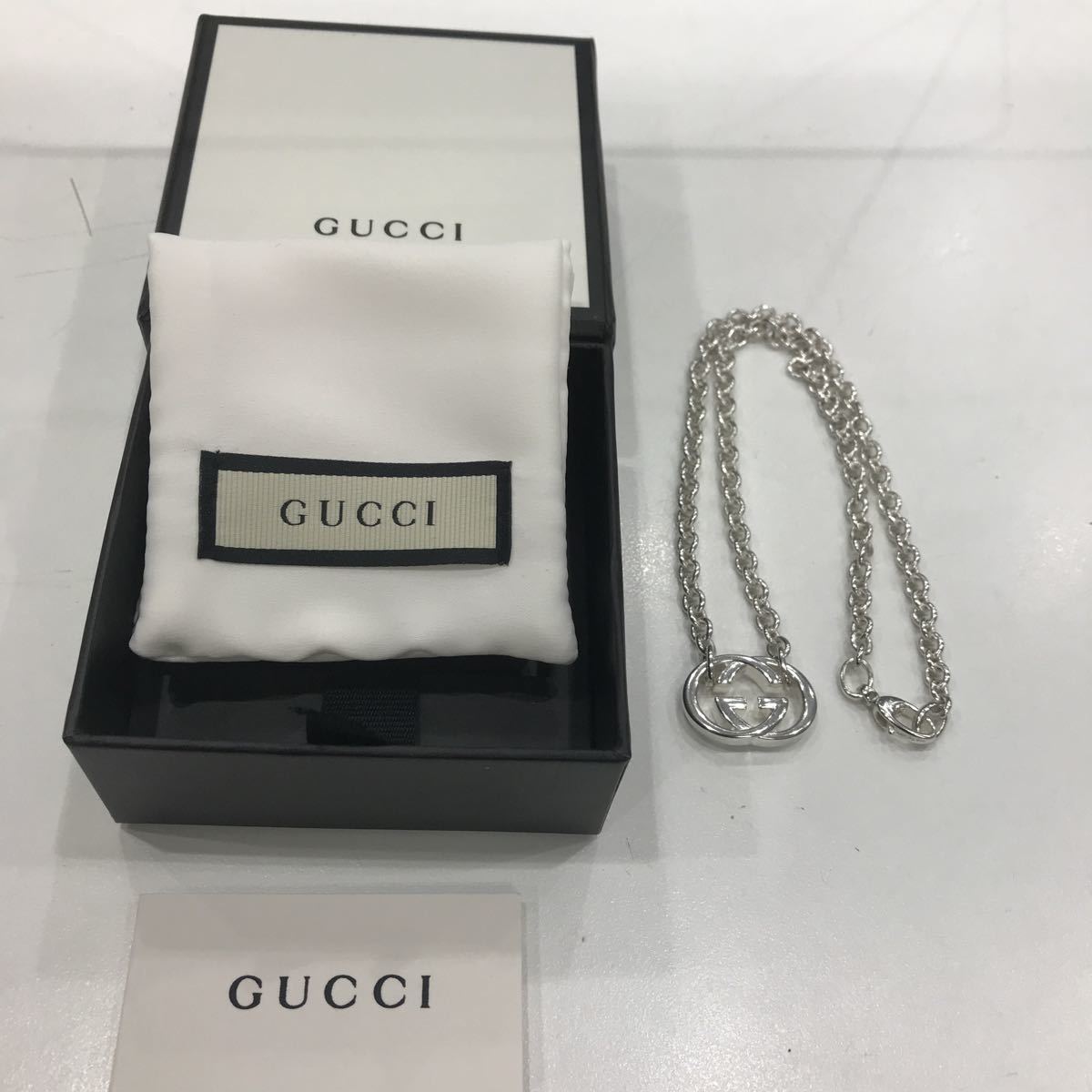 B1572【超美品】GUCCI グッチ　ネックレス　シルバー925