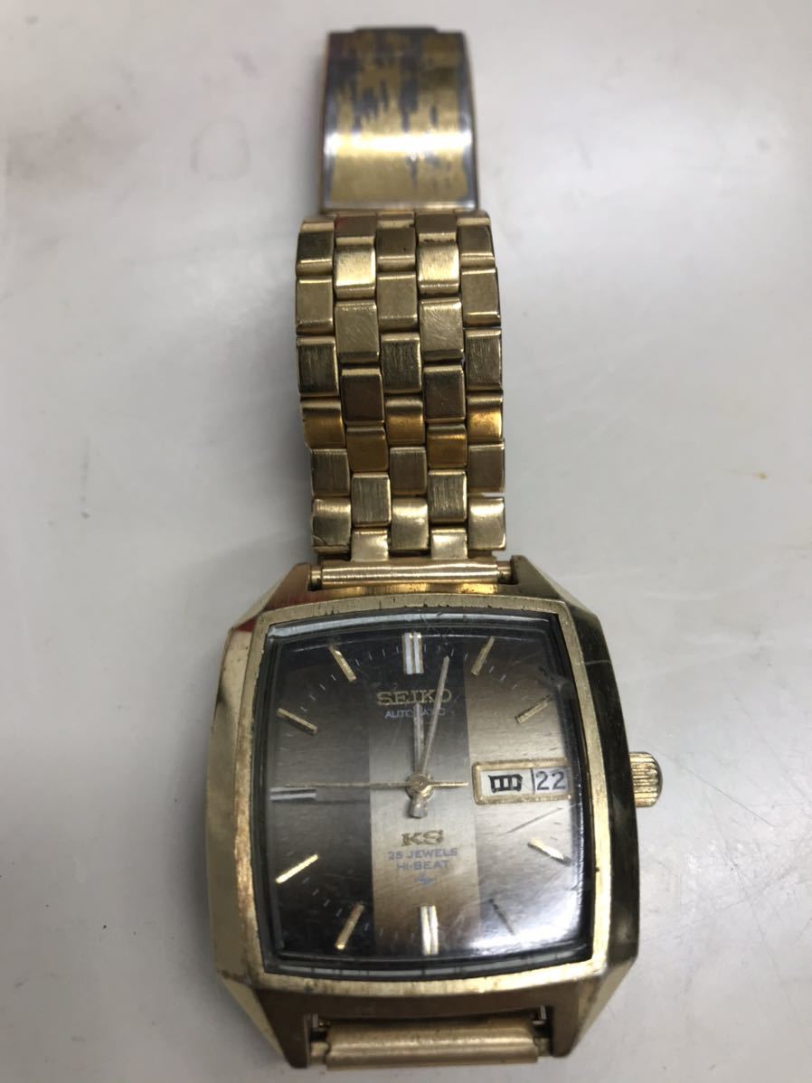 B1545【アンティーク/レア】SEIKO キングセイコー　自動巻　5246-5030