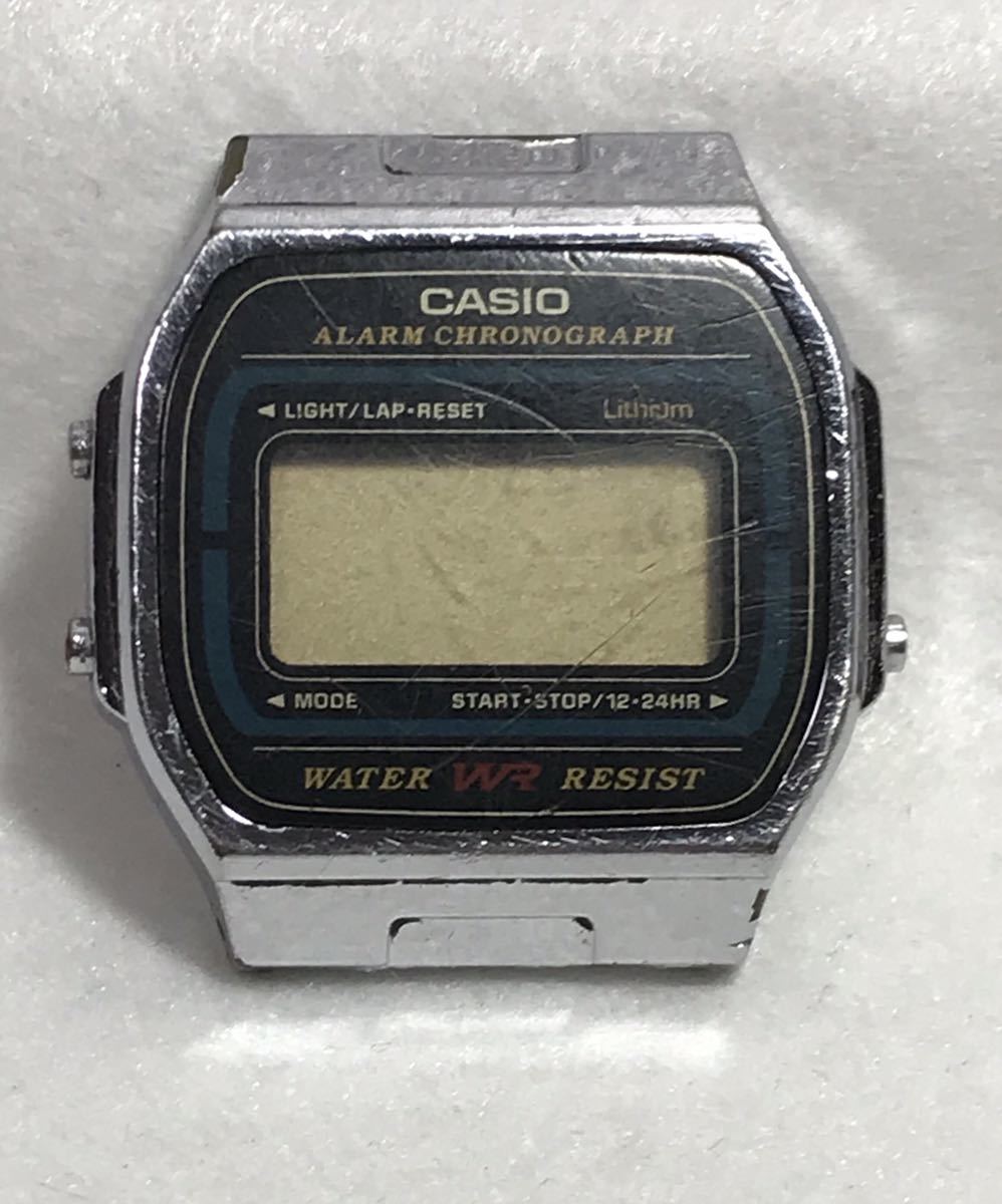 CASIO カシオ ALARM CHRONOGRAPH アラームクロノグラフ WR ジャンク品_画像1