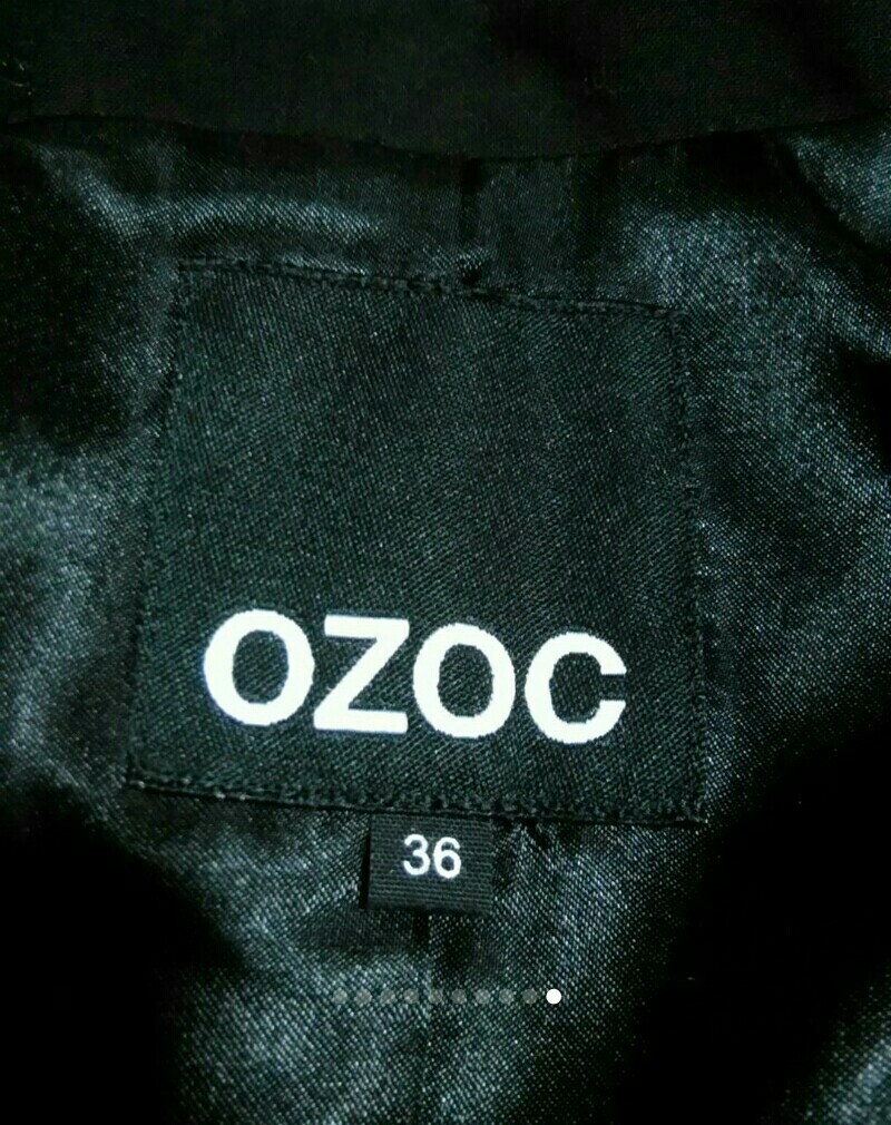 ロング　テーラードジャケット ブラック　OZOC　オゾック