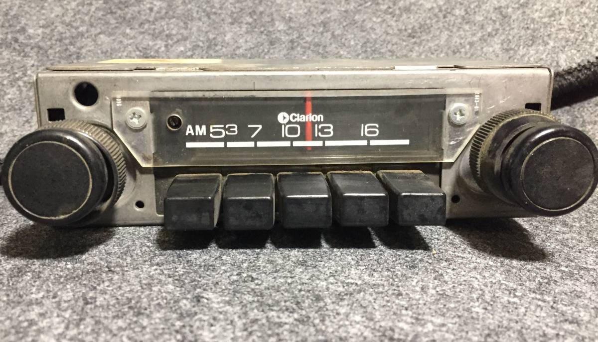 Clarion Clarion Radio Tuner RM-204D 24V Old Car Редкий в то время 520 иен