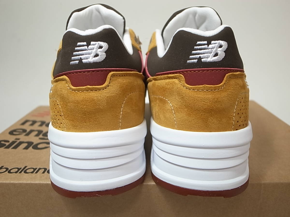 【送料無料 即決】NEW BALANCE UK製 M1530SE 26.5cm US8.5新品 30周年記念 直営限定INCA GOLDマスタードMADE IN ENGLAND 英国製 イギリス製_画像5