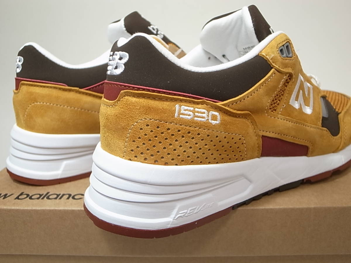 【送料無料 即決】NEW BALANCE UK製 M1530SE 26.5cm US8.5新品 30周年記念 直営限定INCA GOLDマスタードMADE IN ENGLAND 英国製 イギリス製_画像4