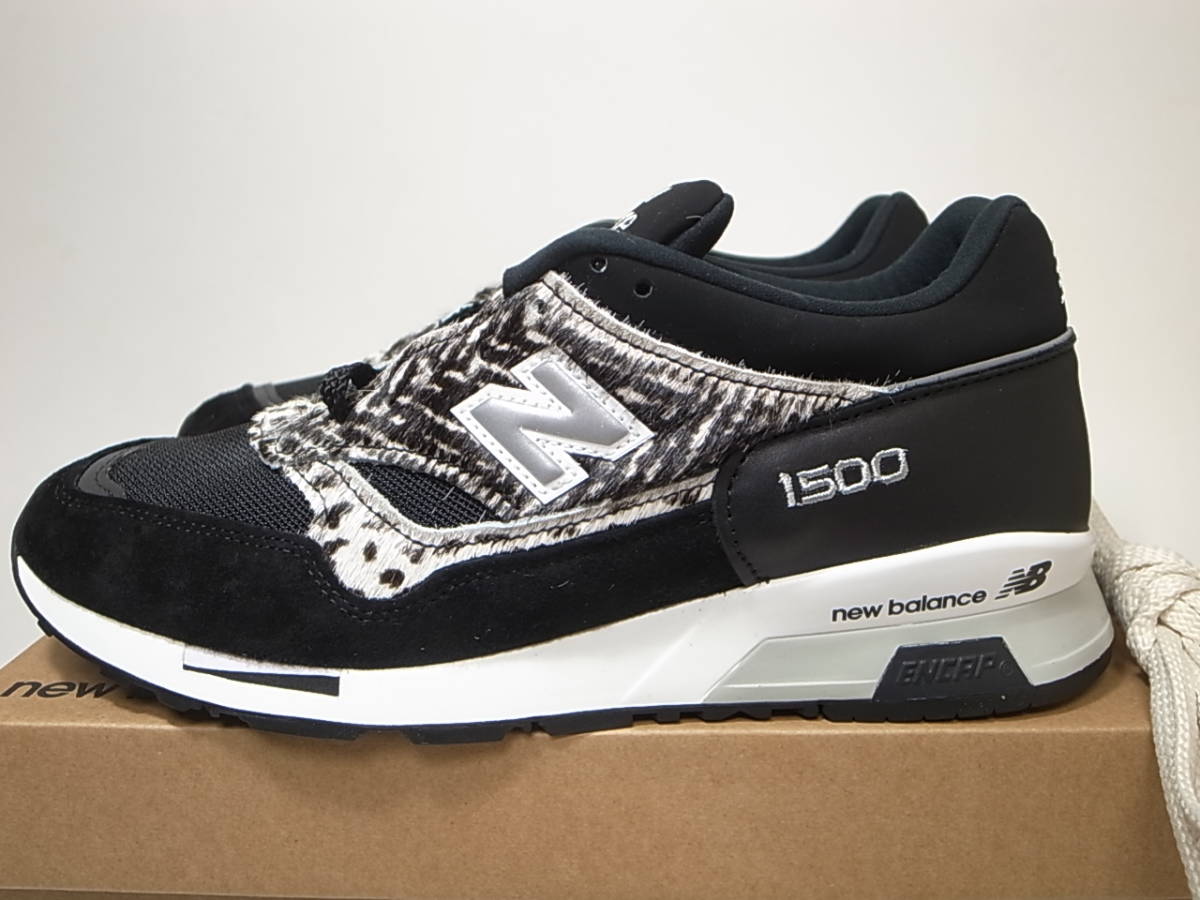 【送料無料 即決】NEW BALANCE UK製 M1500ZDK 26cm US8新品 アニマルパック 黒 ブラックxゼブラ ピッグスキンスウェード  ハラコ イギリス製