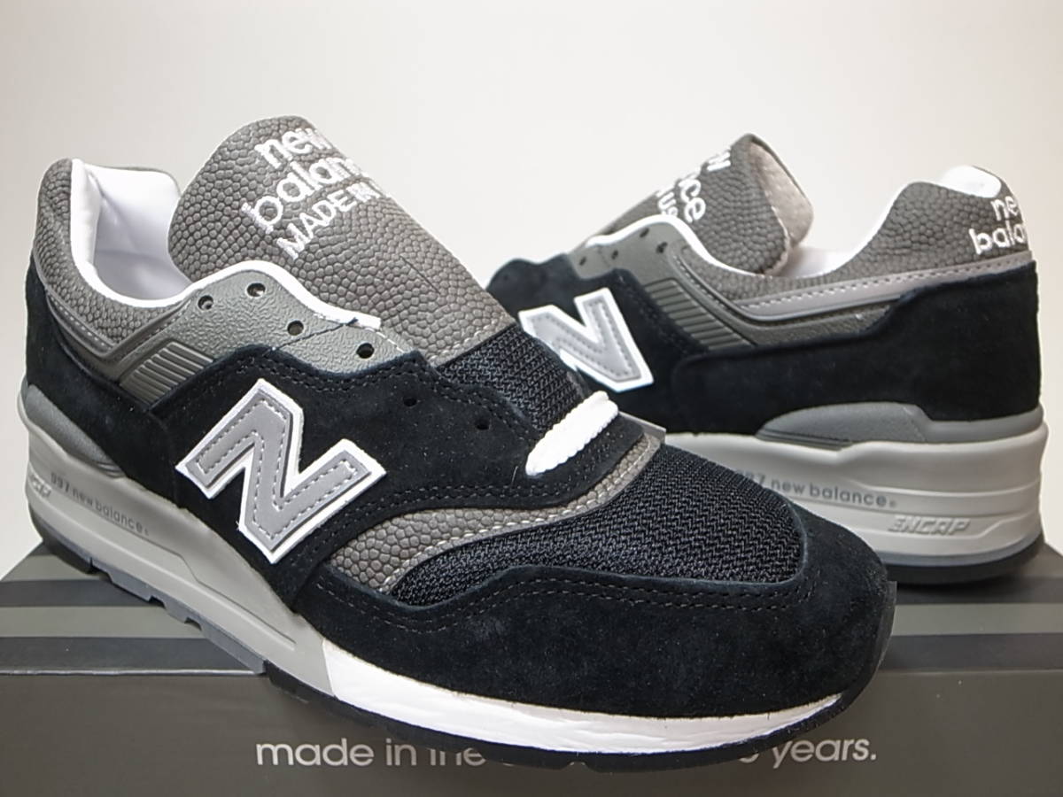 海外限定 日本未発売 NEW BALANCE USA製 M997BK 23 5cm US5 5 新品