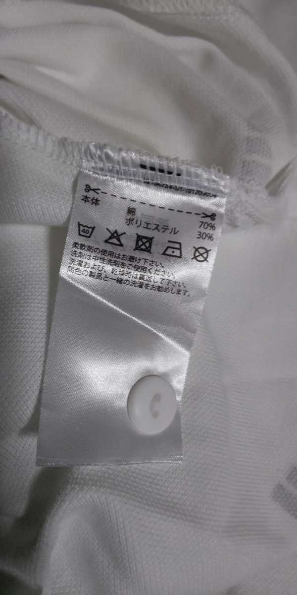  прекрасный товар adidas белый, с логотипом, короткий рукав стрейч tops размер L