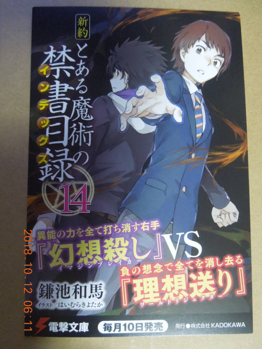 新約 とある魔術の禁書目録 14巻 ポストカード / 鎌池和馬 はいむらきよたか_画像1