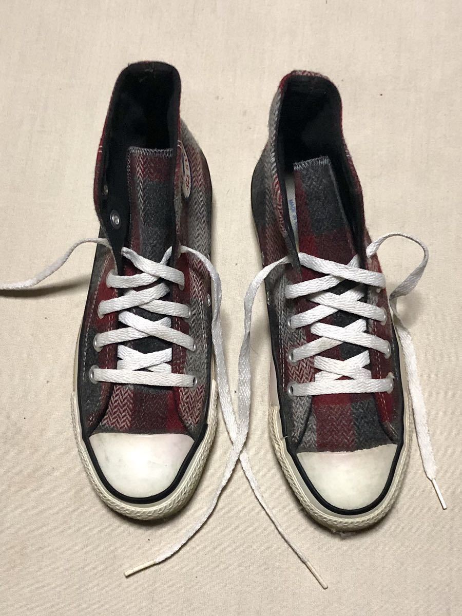 CONVERSE ALL STAR チェック柄 スニーカー Made in USA Size 4.5 (23.5 cm) 4