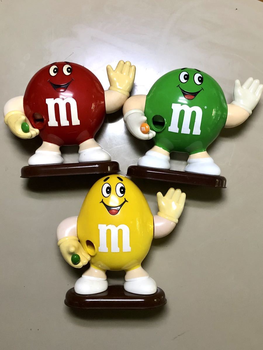 1991-92s m&m's チョコレート・ディスペンサー セット (3点 1991-92s m&m's チョコレート・ディスペンサー セット (3点