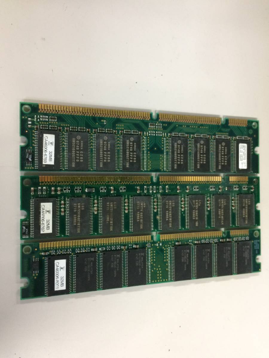 Подержанные товары DIMM 96MB (32M*3) текущие товары