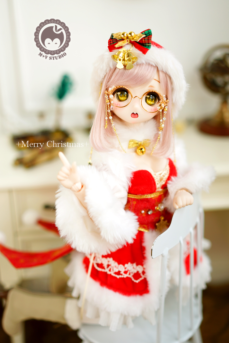 MDD(S/M/L)、MSD(S/M/L)胸元セクシー風クリスマスお洋服11点