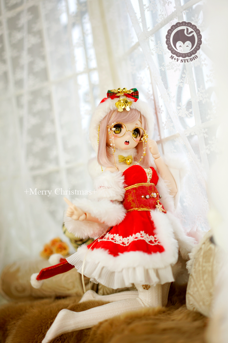 MDD(S/M/L)、MSD(S/M/L)胸元セクシー風クリスマスお洋服11点