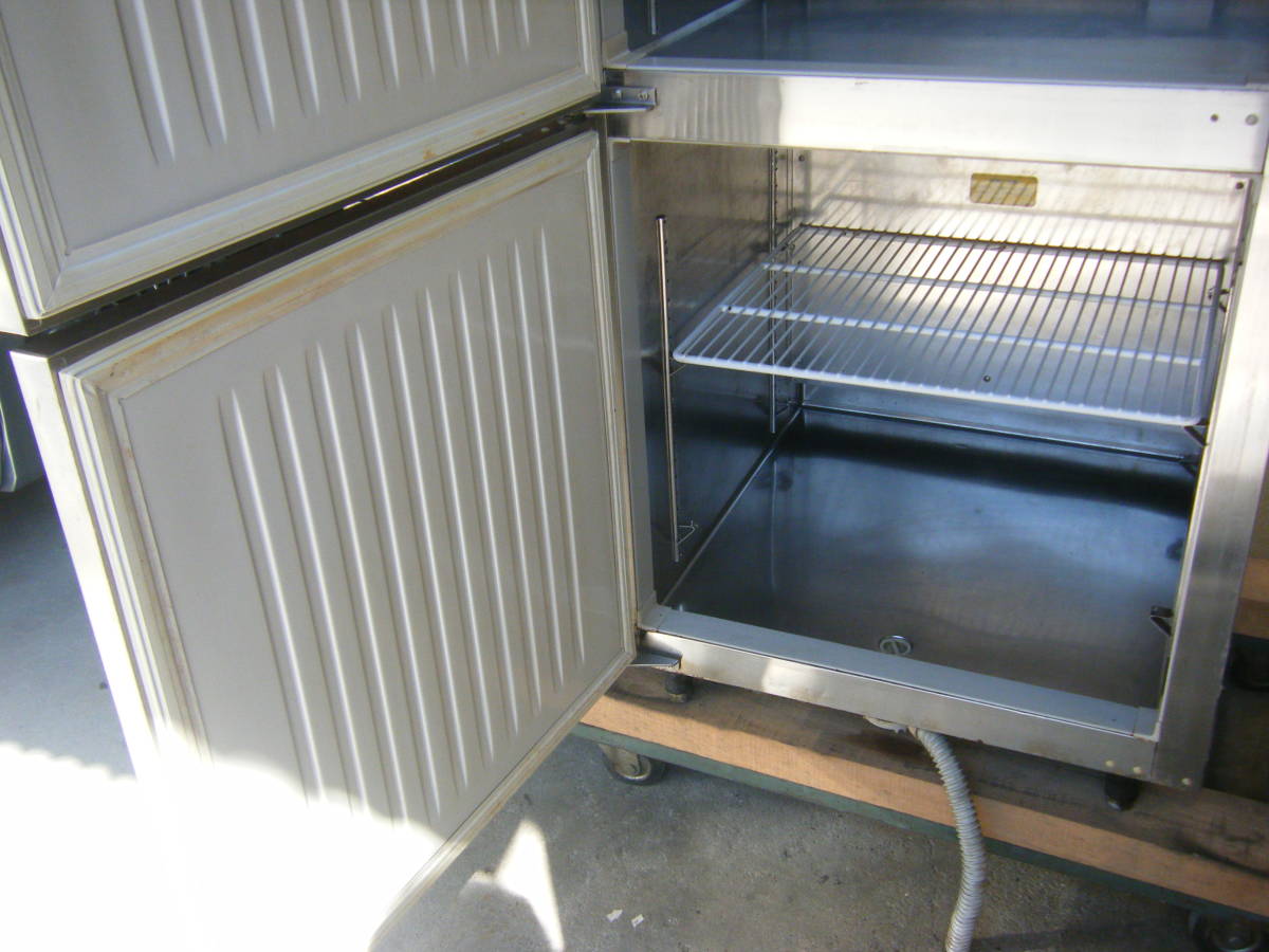即決！ホシザキ上段冷凍庫下段冷蔵庫HRF-75S-L W75cmxD80cmxH189cm