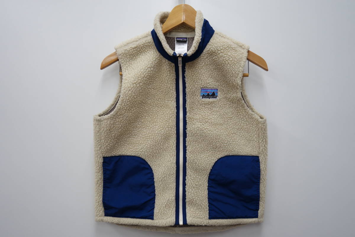 32W パタゴニア patagonia レトロX フリースボアベスト【KIDS　M】