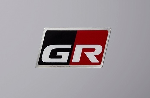 【国内正規品】TOYOTA トヨタ TRD GRディスチャージ テープセット 小 4枚セット アルミ製 GRロゴ入りの画像1