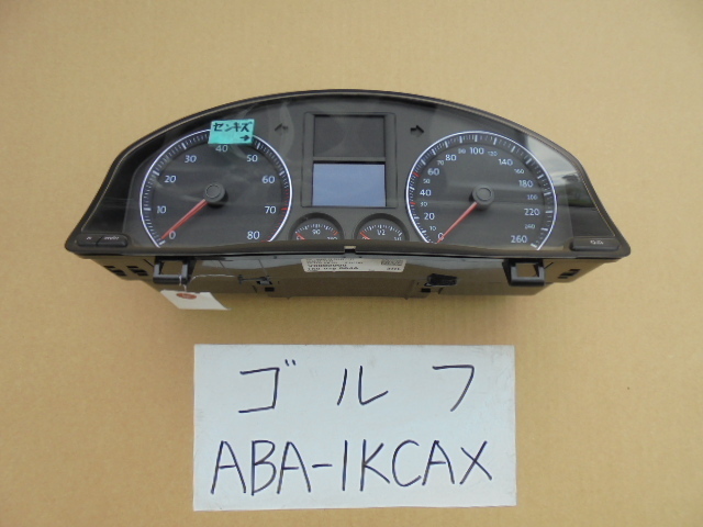 ゴルフ ヴァリアント 20年 ABA-1KCAX スピードメーター 走行84,111km_画像1