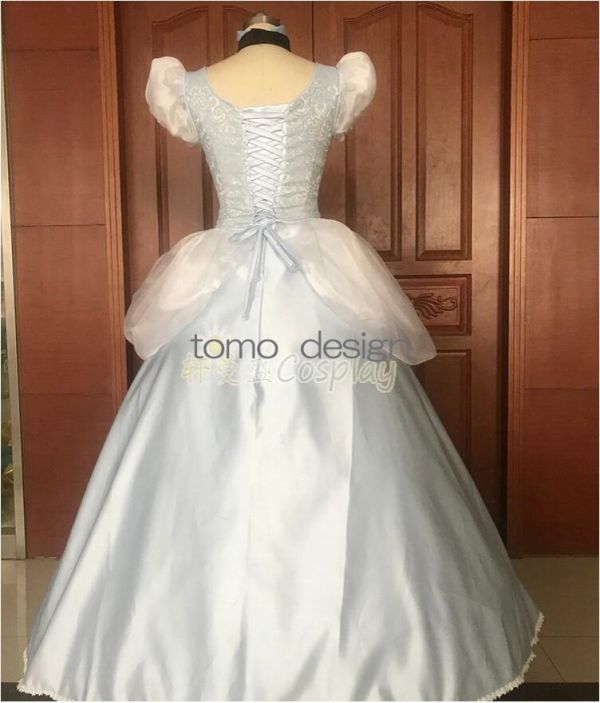 cos7434ディズニー (Disney) Cinderella シンデレラ コスプレ衣装_画像4