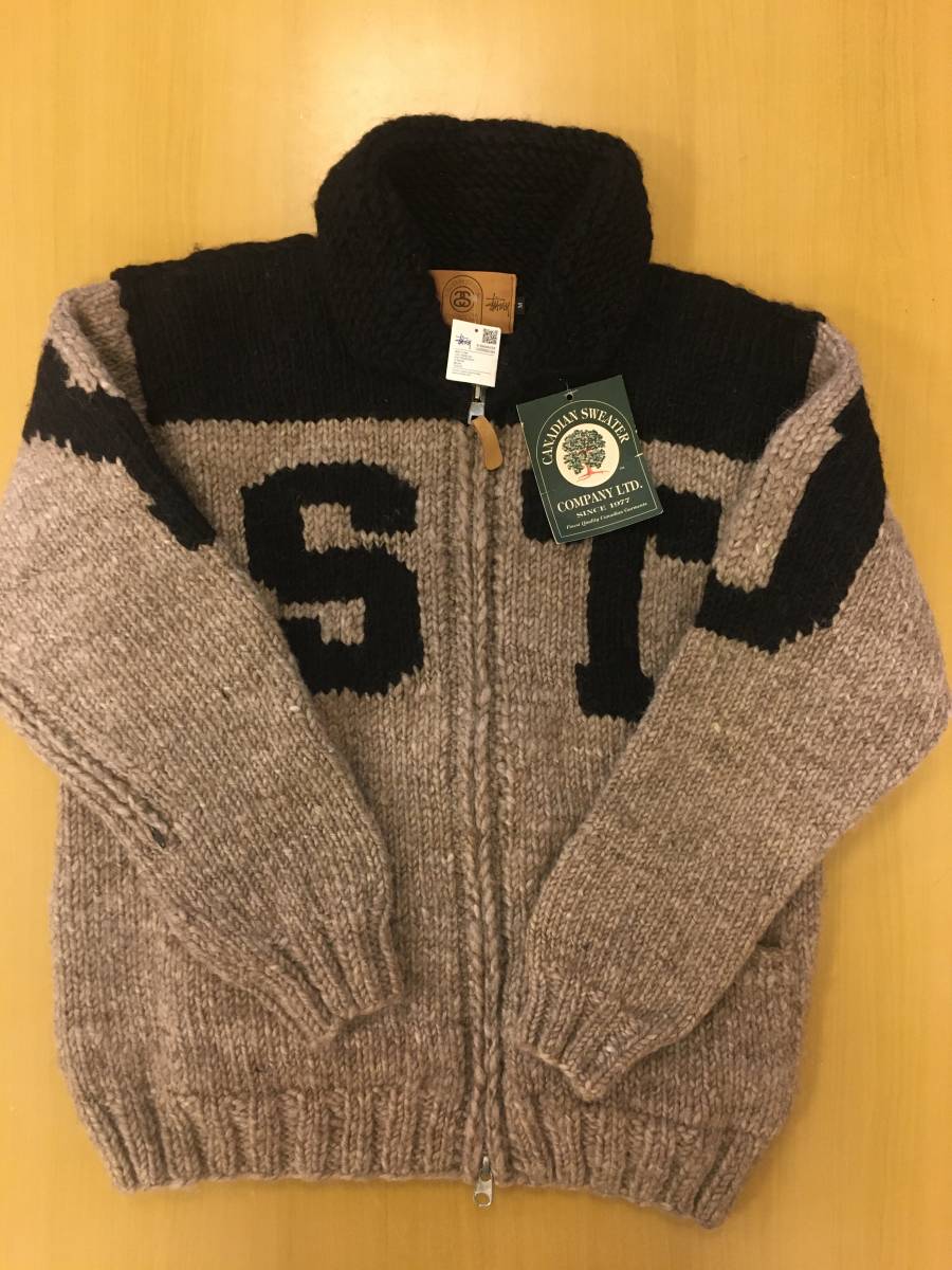 即決値引交渉可 Stussy × CANADIAN SWEATER 限定レア記念OLD