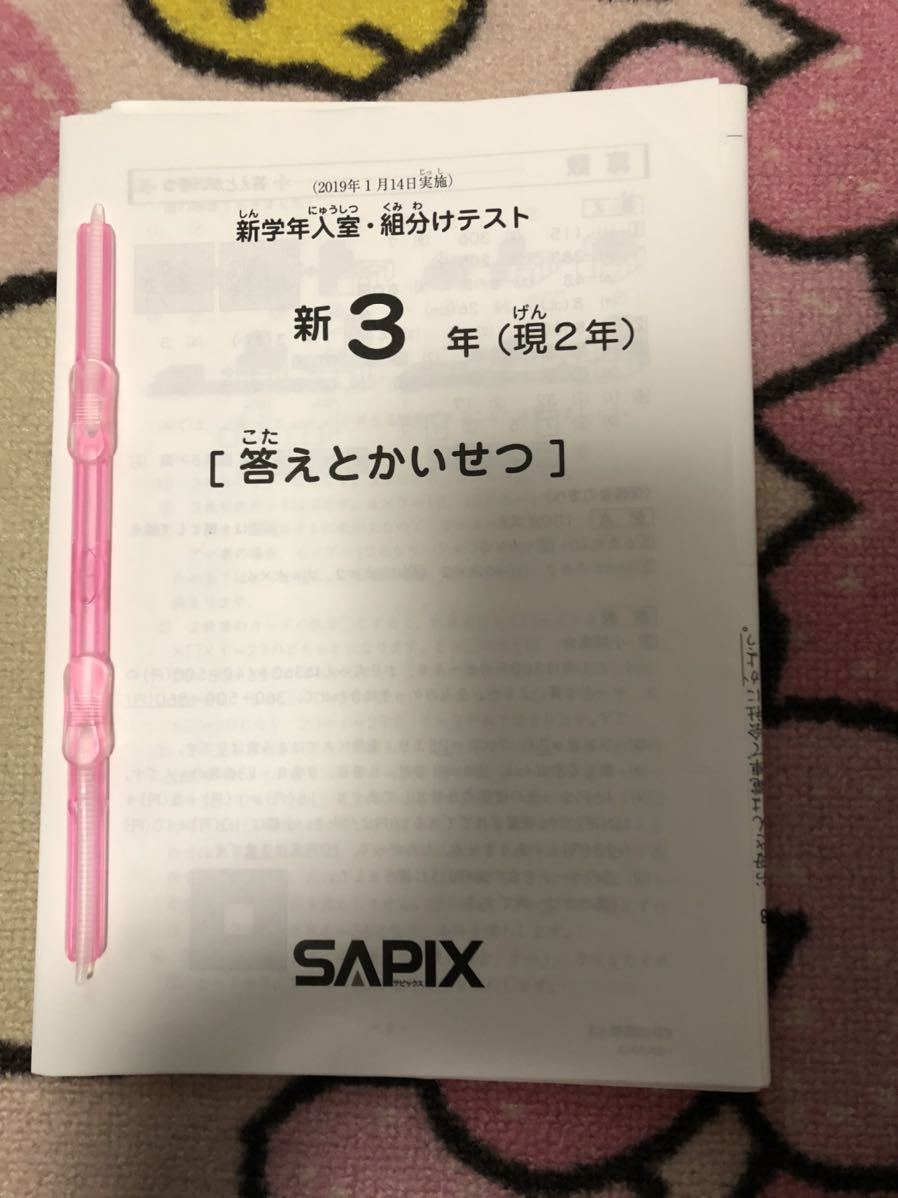 ％OFF SAPIX サピックス 新現年生/小2 新学年入室・組み