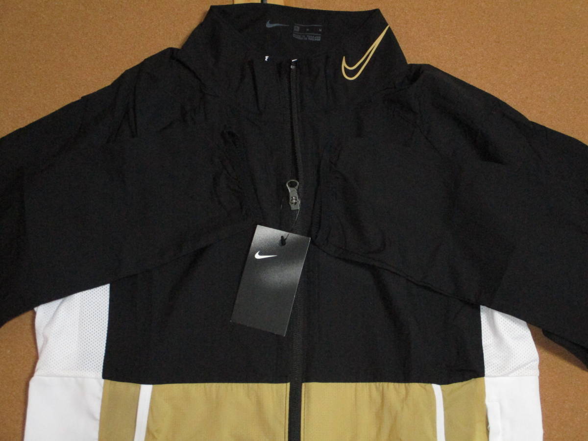  last M Nike dry red temi- jacket thin / super light weight inspection big sushu running soccer u-bn black / Gold black / gold 